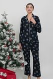  BKD170W41-BỘ PIJAMA DÀI TAY, CHẤT LIỆU KATE HỌA TIẾT ĐẶC TRƯNG NOEL 