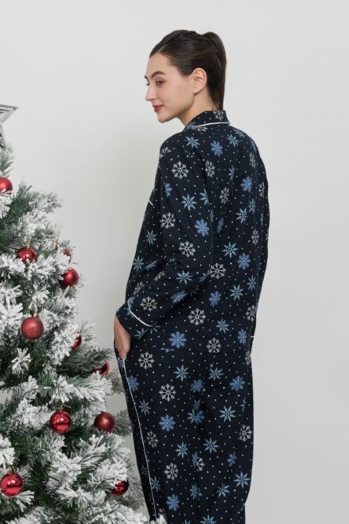  BKD170W41-BỘ PIJAMA DÀI TAY, CHẤT LIỆU KATE HỌA TIẾT ĐẶC TRƯNG NOEL 