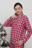  BKD170W42-BỘ PIJAMA DÀI TAY, CHẤT LIỆU KATE HỌA TIẾT ĐẶC TRƯNG NOEL 