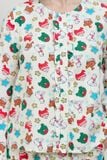  BKD180W41-BỘ DÀI TAY CỔ TRÒN CHẤT KATE, HỌA TIẾT ĐẶC TRƯNG CHO NOEL 