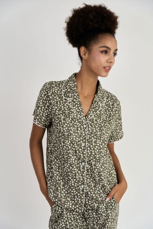  BKL02S5K25-BỘ KATE LỬNG CỔ PIJAMA VỚI ĐIỂM NHẤN RODE NỔI BẬT MANG ĐẾN SỰ THOẢI MÁI VÀ THOÁNG MÁT. 