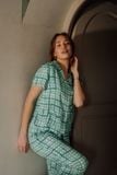 BKL070S51-BỘ LỬNG TOLE VỚI THIẾT KẾ CỔ PIJAMA ĐIỂM NHẤN RODE NỔI BẬT MANG LẠI SỰ NỮ TÍNH VÀ THANH LỊCH 