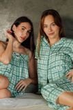  BKL070S51-BỘ LỬNG TOLE VỚI THIẾT KẾ CỔ PIJAMA ĐIỂM NHẤN RODE NỔI BẬT MANG LẠI SỰ NỮ TÍNH VÀ THANH LỊCH 