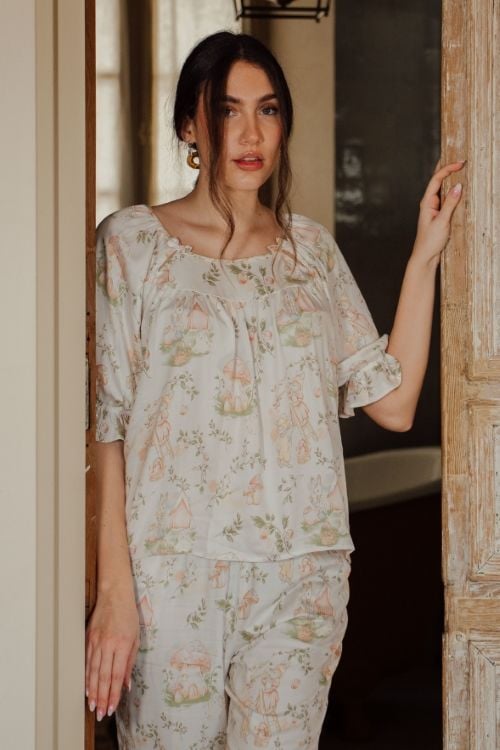  BKL090S51-BỘ LỬNG TOLE VỚI THIẾT KẾ CỔ THUYỀN , TAY PHỒNG  TẠO SỰ TRẺ TRUNG  VÀ DUYÊN DÁNG MANG ĐẾN CẢM GIÁC THOẢI MÁI KHI MẶC 