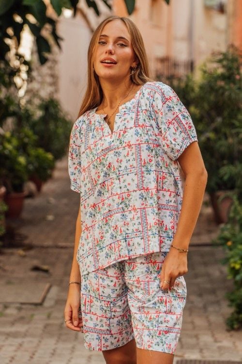  BKL090W41-BỘ TOLE LỬNG CAO CẤP THOÁNG MÁT, THẤM HÚT MỒ HÔI VỚI HỌA TIẾT HOA NHÍ CHO MÙA XUÂN 