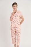  BKL162W41-BỘ KATE LỬNG CỔ PIJAMA VỚI ĐIỂM NHẤN PHỐI REN NỔI BẬT MANG ĐẾN SỰ THOẢI MÁI VÀ THOÁNG MÁT. 