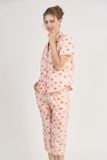  BKL162W41-BỘ KATE LỬNG CỔ PIJAMA VỚI ĐIỂM NHẤN PHỐI REN NỔI BẬT MANG ĐẾN SỰ THOẢI MÁI VÀ THOÁNG MÁT. 