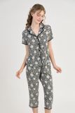  BKL163W41-BỘ TOLE LỬNG CỔ PIJAMA VỚI ĐIỂM NHẤN REN NỔI BẬT MANG ĐẾN SỰ THOẢI MÁI VÀ THOÁNG MÁT. 