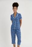  BKL163W42-BỘ TOLE LỬNG CỔ PIJAMA VỚI ĐIỂM NHẤN REN NỔI BẬT MANG ĐẾN SỰ THOẢI MÁI VÀ THOÁNG MÁT. 