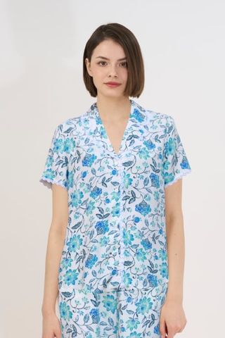  BKL163W44-BỘ TOLE LỬNG CỔ PIJAMA VỚI ĐIỂM NHẤN REN NỔI BẬT MANG ĐẾN SỰ THOẢI MÁI VÀ THOÁNG MÁT. 