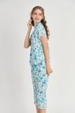  BKL163W44-BỘ TOLE LỬNG CỔ PIJAMA VỚI ĐIỂM NHẤN REN NỔI BẬT MANG ĐẾN SỰ THOẢI MÁI VÀ THOÁNG MÁT. 