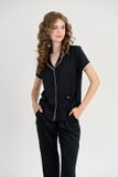  BSD012W41-BỘ DÀI  SATIN CỔ PIJAMA VỚI CHẤT LIỆU MỀM MỊN, MÁT MẺ MANG LẠI CẢM GIÁC THOẢI MÁI VÀ SANG TRỌNG KHI MẶC. 