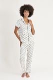  BSD013W41-BỘ DÀI  SATIN CỔ PIJAMA VỚI CHẤT LIỆU MỀM MỊN, MÁT MẺ MANG LẠI CẢM GIÁC THOẢI MÁI VÀ SANG TRỌNG KHI MẶC. 
