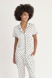  BSD013W41-BỘ DÀI  SATIN CỔ PIJAMA VỚI CHẤT LIỆU MỀM MỊN, MÁT MẺ MANG LẠI CẢM GIÁC THOẢI MÁI VÀ SANG TRỌNG KHI MẶC. 