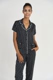  BSD013W42-BỘ DÀI  SATIN CỔ PIJAMA VỚI CHẤT LIỆU MỀM MỊN, MÁT MẺ MANG LẠI CẢM GIÁC THOẢI MÁI VÀ SANG TRỌNG KHI MẶC. 