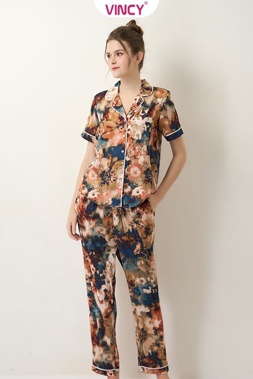  BSD023S22-BỘ SATIN DÀI 