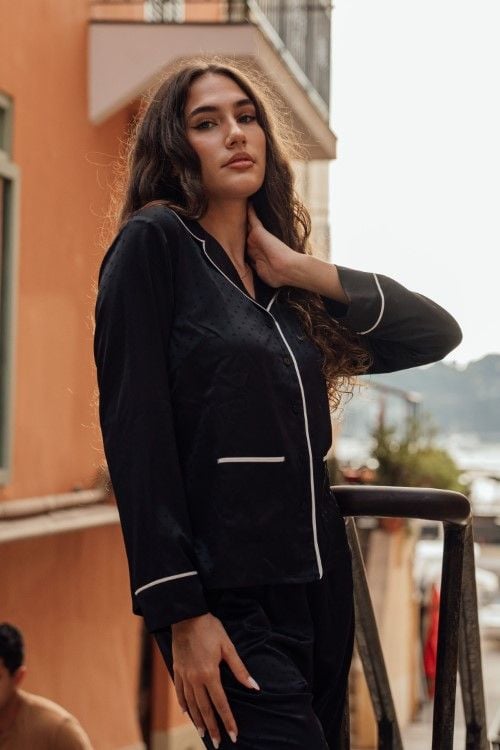  BSD023W11- BỘ DÀI SATIN 