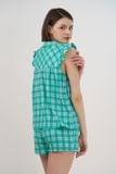  BSK014S33-BỘ KATE SHORT THIẾT KẾ CỔ SEN VÀ PHỐI TAY BÈO XINH XẮN VỚI HỌA TIẾT CARO TẠO CẢM GIÁC THOẢI MÁI VÀ TƯƠI TRẺ. 