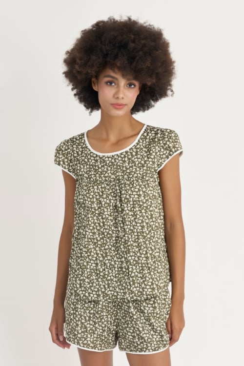 BSK03S5K10-BỘ SHORT KATE VỚI THIẾT KẾ CỔ TRÒN VIỀN NỔI BẬT MANG ĐẾN SỰ NHẸ NHÀNG VÀ NỮ TÍNH