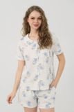  BSK054W31-BỘ SHORT KATE THIẾT KẾ CỔ LÁ SEN VỚI ĐIỂM NHẤN RODE NỔI BẬT TẠO CẢM GIÁC THOẢI MÁI VÀ TRẺ TRUNG. 