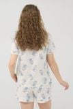  BSK054W31-BỘ SHORT KATE THIẾT KẾ CỔ LÁ SEN VỚI ĐIỂM NHẤN RODE NỔI BẬT TẠO CẢM GIÁC THOẢI MÁI VÀ TRẺ TRUNG. 
