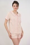  BSK054W32-BỘ SHORT KATE THIẾT KẾ CỔ LÁ SEN VỚI ĐIỂM NHẤN RODE NỔI BẬT TẠO CẢM GIÁC THOẢI MÁI VÀ TRẺ TRUNG. 