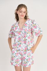 BSK106S11-BỘ SHORT KATE VỚI THIẾT KẾ CỔ LÁ SEN ĐIỂM NHẤN BÈO NỔI BẬT MANG  ĐẾN SỰ DUYÊN DÁNG VÀ TRẺ TRUNG TẠO CẢM GIÁC THOẢI MÁI KHI MẶC