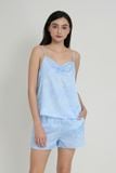  BSS011W42-BỘ SATIN SHORT VỚI THIẾT KẾ 2 DÂY QUYẾN RŨ, MANG LẠI CẢM GIÁC MỀM MẠI VÀ THOÁNG MÁT. 