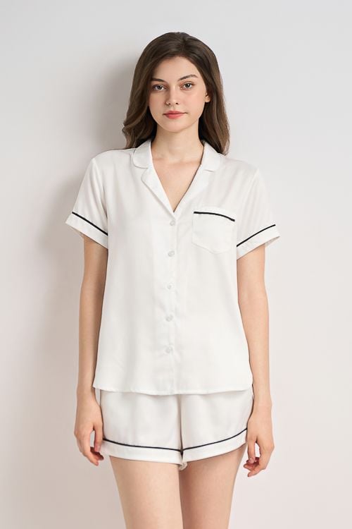  BSS015S41 - BỘ SHORTS SATIN 