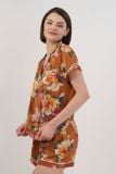  BSS018S45-BỘ SHORT SATIN CỔ PIJAMA VỚI CHẤT LIỆU MỀM MỊN, MÁT MẺ MANG LẠI CẢM GIÁC THOẢI MÁI VÀ SANG TRỌNG KHI MẶC. 