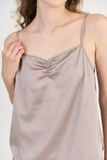  BSS01S5S31-BỘ SATIN SHORT VỚI THIẾT KẾ 2 DÂY QUYẾN RŨ, MANG LẠI CẢM GIÁC MỀM MẠI VÀ THOÁNG MÁT. 