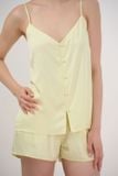  BSS030S52-BỘ SHORT SATIN 2 DÂY MÀU VÀNG MANG PHONG CÁCH SANG TRỌNG, QUYẾN RŨ  PHÙ HỢP CHO MÙA HÈ . 