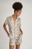  BSS070S53-BỘ SHORT SATIN CỔ PIJAMA VỚI CHẤT LIỆU MỀM MỊN, MÁT MẺ MANG LẠI CẢM GIÁC THOẢI MÁI VÀ SANG TRỌNG KHI MẶC. 