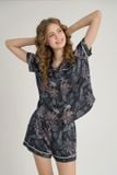  BSS070S55-BỘ SHORT SATIN CỔ PIJAMA VỚI CHẤT LIỆU MỀM MỊN, MÁT MẺ MANG LẠI CẢM GIÁC THOẢI MÁI VÀ SANG TRỌNG KHI MẶC. 