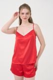  BSS072W31-BỘ SATIN SHORT VỚI THIẾT KẾ 2 DÂY QUYẾN RŨ, ĐIỂM NHẬN REN NỔI BẬT MANG LẠI CẢM GIÁC MỀM MẠI VÀ THOÁNG MÁT. 