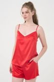  BSS072W31-BỘ SATIN SHORT VỚI THIẾT KẾ 2 DÂY QUYẾN RŨ, ĐIỂM NHẬN REN NỔI BẬT MANG LẠI CẢM GIÁC MỀM MẠI VÀ THOÁNG MÁT. 