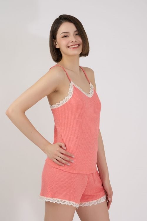  BST036S12-BỘ SHORT THUN 2 DÂY PHỐI REN NỔI BẬT MANG ĐẾN SỰ MÁT MẺ VÀ THOẢI MÁI KHI MẶC 