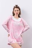  BST040W41-BỘ SHORT THUN  THIẾT KẾ FROM ÁO GIẤU QUẦN THOẢI MÁI VÀ TRẺ TRUNG. 