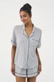  BST060W42-BỘ SHORT THUN PIJAMA THIẾT KẾ TỪ CHẤT LIỆU THUN CO GIÃN, MỀM MẠI MANG LẠI SỰ THOẢI MÁI CHO MÙA HÈ 