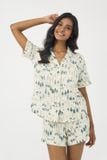  BST060W44-BỘ SHORT THUN PIJAMA THIẾT KẾ TỪ CHẤT LIỆU THUN CO GIÃN, MỀM MẠI MANG LẠI SỰ THOẢI MÁI CHO MÙA NOEL 