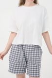  BST080W45-BỘ SHORT THUN VỚI THIẾT KẾ ÁO CROPTOP MANG PHONG CÁCH TRẺ TRUNG VÀ NĂNG ĐỘNG, TẠO CẢM GIÁC THOẢI MÁI KHI MẶC 