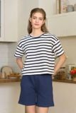  BST080W46-BỘ SHORT THUN VỚI THIẾT KẾ ÁO CROPTOP MANG PHONG CÁCH TRẺ TRUNG VÀ NĂNG ĐỘNG, TẠO CẢM GIÁC THOẢI MÁI KHI MẶC 