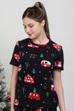  BST151W31-BỘ THUN SHORT CỔ TRÒN, HỌA TIẾT ĐẶC TRƯNG MÙA NOEL 