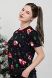 BST151W31-BỘ THUN SHORT CỔ TRÒN, HỌA TIẾT ĐẶC TRƯNG MÙA NOEL 