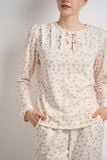  BTD021W21-BỘ DÀI TAY ẤM ÁP CHẤT LIỆU THUN CO GIÃN CHO MÙA THU ĐÔNG 