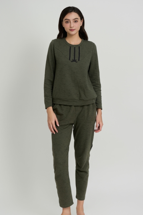 BTD048W01-BỘ THUN DA CÁ DÀI TAY ẤM ÁP THU ĐÔNG