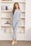  BTD08S5T10-BỘ THUN DÀI VỚI THIẾT KẾ PIJAMA TỪ CHẤT LIỆU  CO GIÃN, MỀM MẠI MANG LẠI SỰ THOẢI MÁI KHI MẶC 