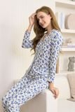  BTD08S5T10-BỘ THUN DÀI VỚI THIẾT KẾ PIJAMA TỪ CHẤT LIỆU  CO GIÃN, MỀM MẠI MANG LẠI SỰ THOẢI MÁI KHI MẶC 