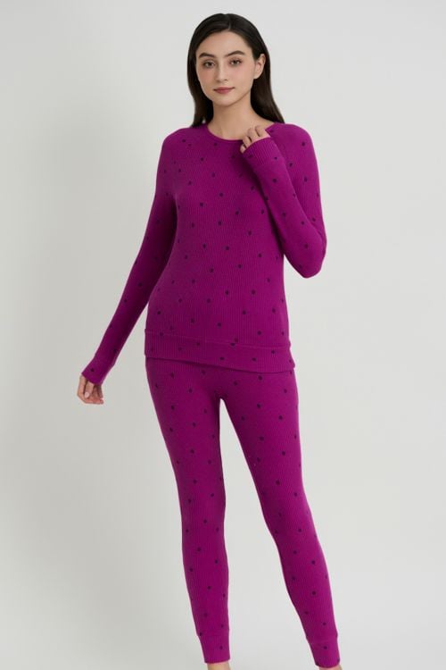  BTD113W11-BỘ THUN GÂN DÀI TAY CO GIÃN TỐT ẤM ÁP CHO THU ĐÔNG 