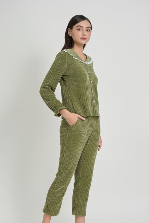  BTD168W11-BỘ THUN GÂN DÀI TAY ẤM ÁP THU ĐÔNG 